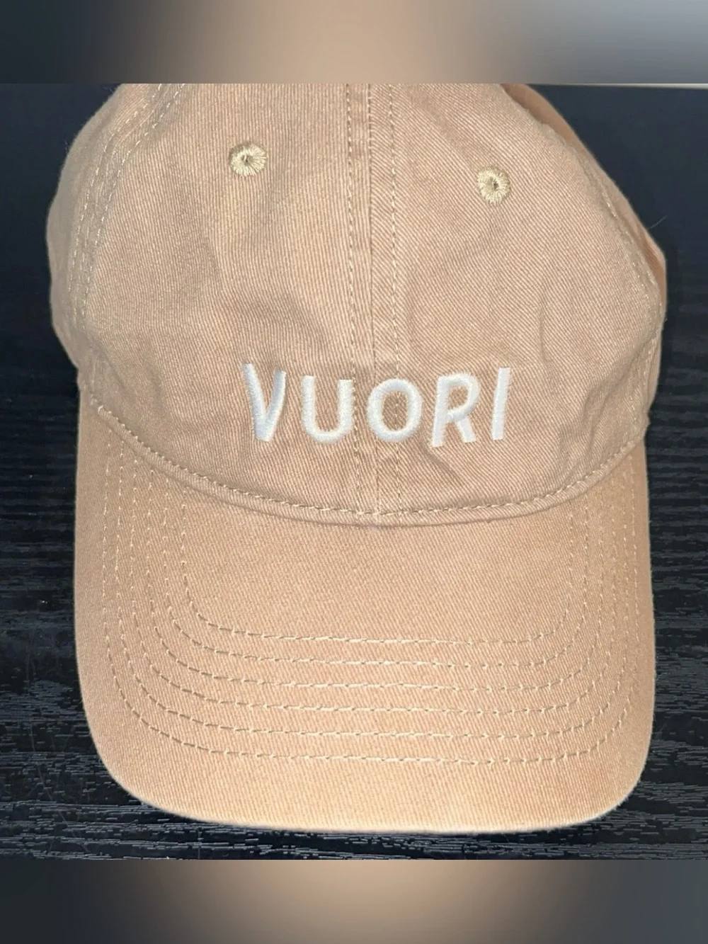 Vuori Women's Khaki Logo Baseball Hat